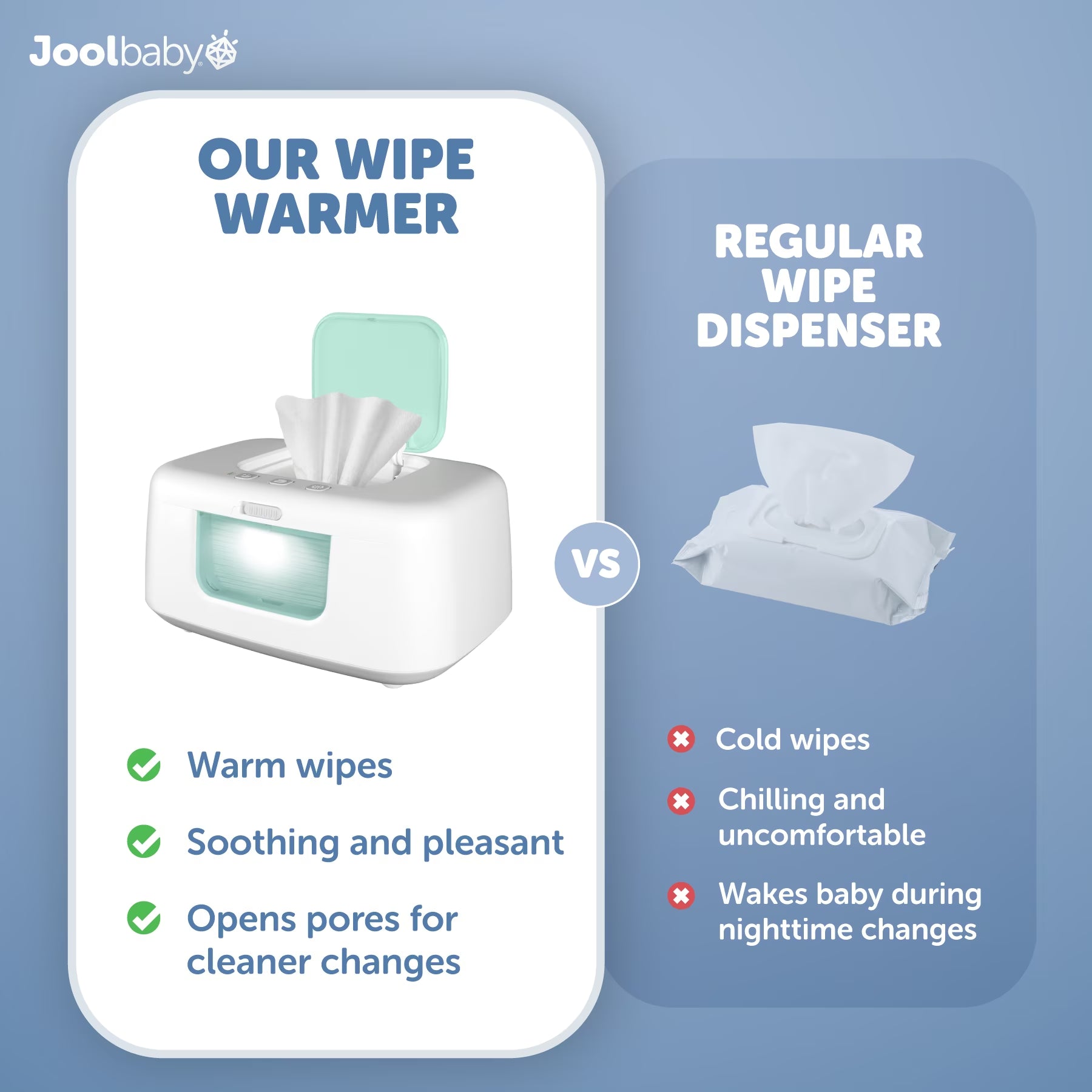 Tinybums Wipe Warmer & Dispenser with Built-In Nightlight