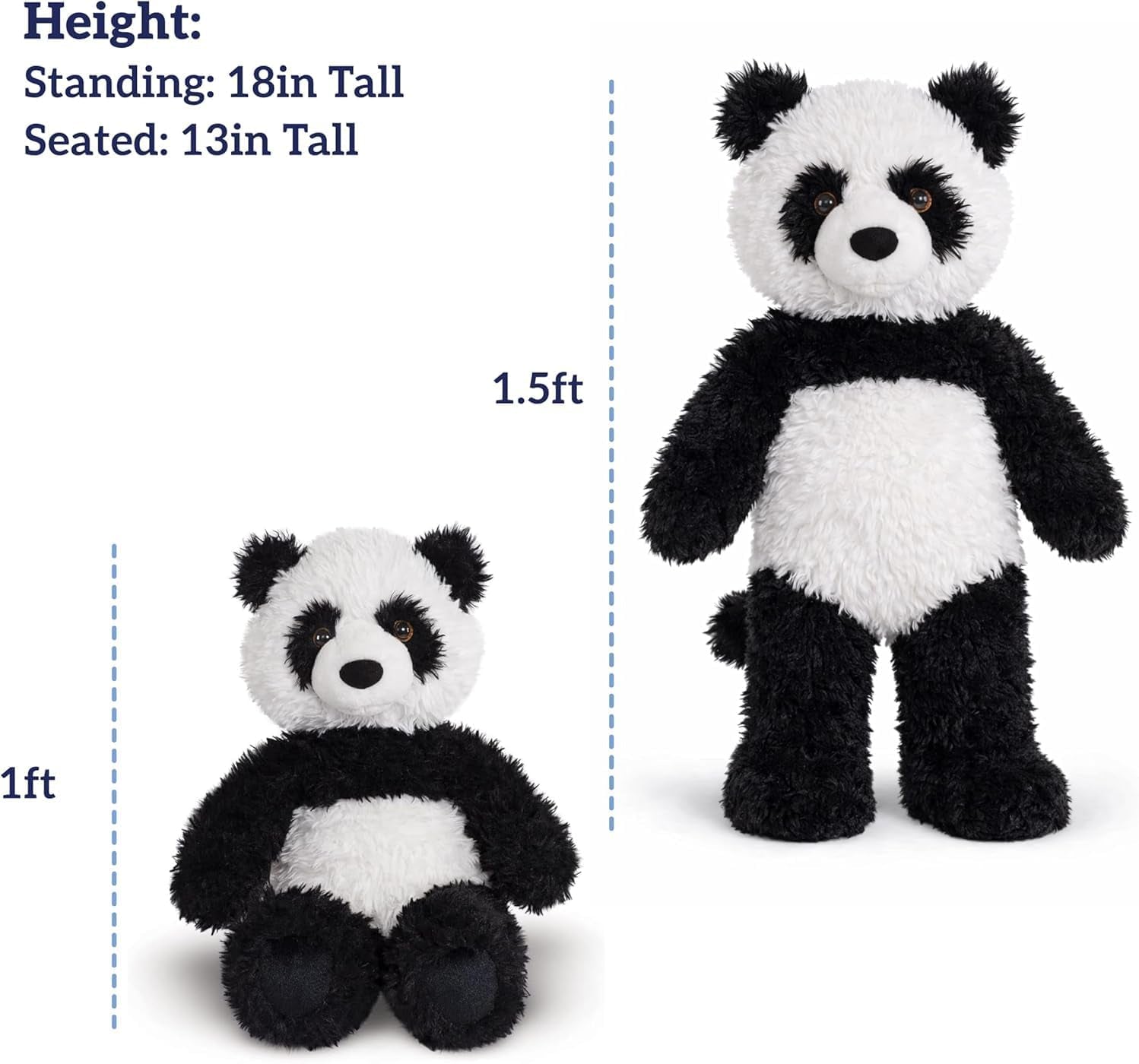 Panda Stuffed Animal - Cuddly Soft Panda Plush - 18 Inch - Plush Toy & Gift for Kids & Adults - Oh so Soft Collection