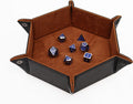 Dice Tray Portable Folding Dice Rolling Tray for Use as DND Dice Tray D&D Dice Tray or Dice Game 6.5 Inch Quiets Rolling Metal Dice - Stronger Snaps Hold Tighter than Other Dice Trays