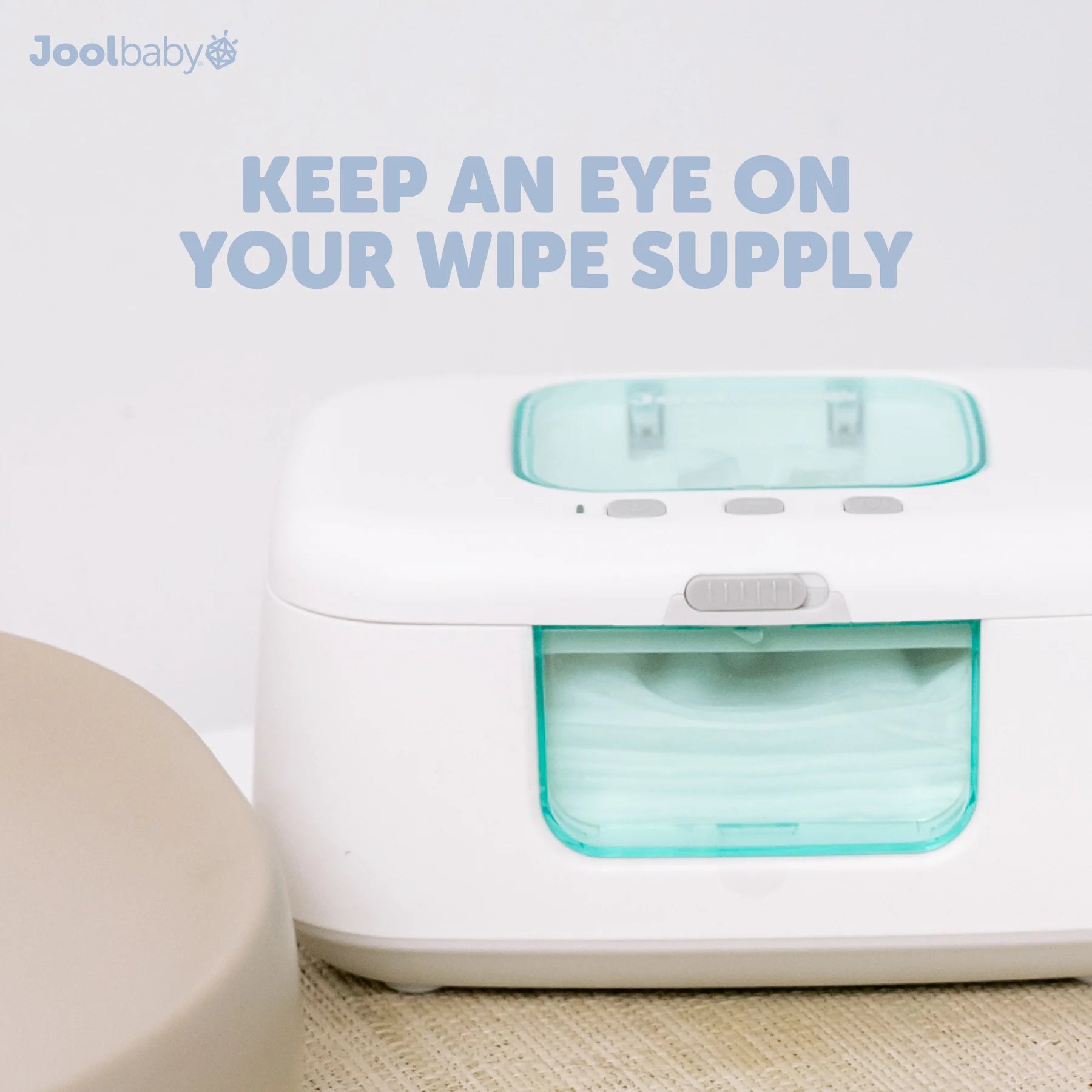 Tinybums Wipe Warmer & Dispenser with Built-In Nightlight