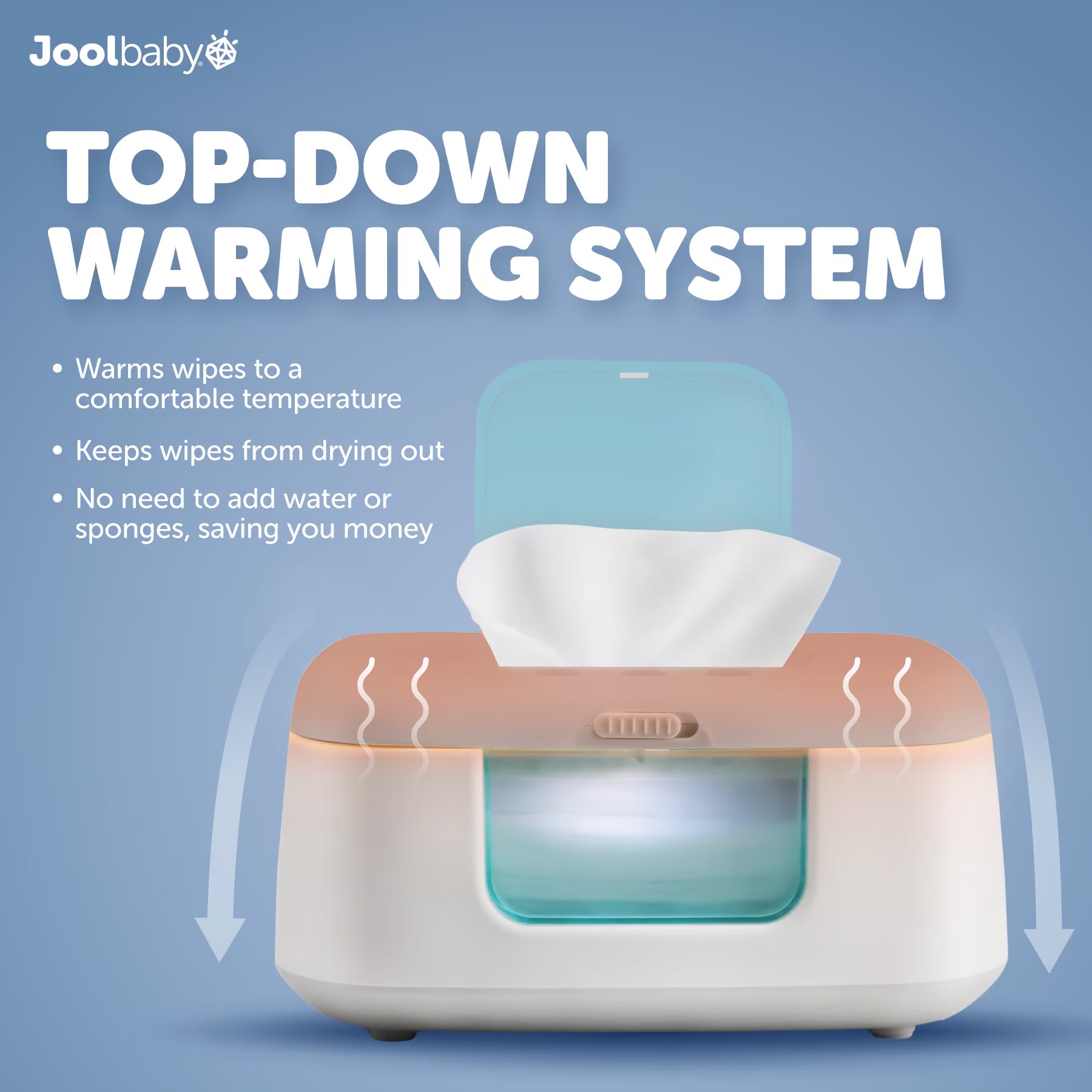 Tinybums Wipe Warmer & Dispenser with Built-In Nightlight