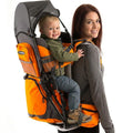 Hiking Baby Carrier Backpack - Comfortable Toddler/Baby Backpack Carrier System with Diaper Change Pad, Insulated Pocket + Rain and Sun Hood to Protect Your Child