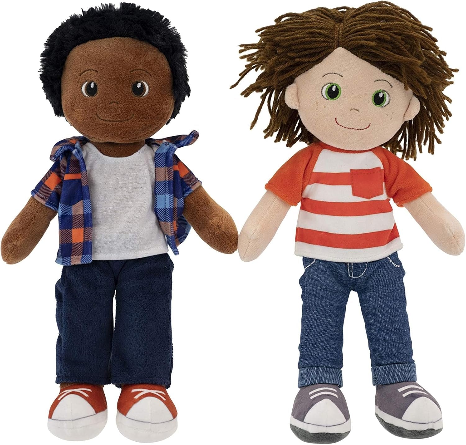 14" Soft Baby Doll for Boys (Ollie) - Plush Rag Doll for Toddlers & Infants, Washable Stuffed Toy with Sensory Fabric Body - Great for Baby Showers, Birthdays & Special Occasions