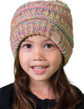 Toddler Winter Hat Ages 1–4, Soft Knit Beanie for Boys & Girls, Cozy Warm Kids Beanies for Cold Weather